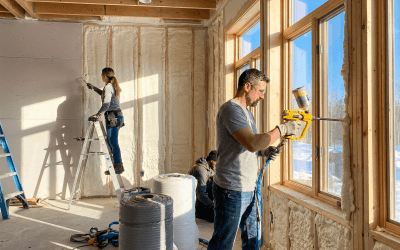 Closed-Cell Spray Foam: Maximum Efficiency and Moisture Defense for Vancouver Island
